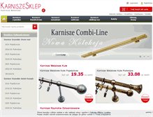 Tablet Screenshot of karniszesklep.pl